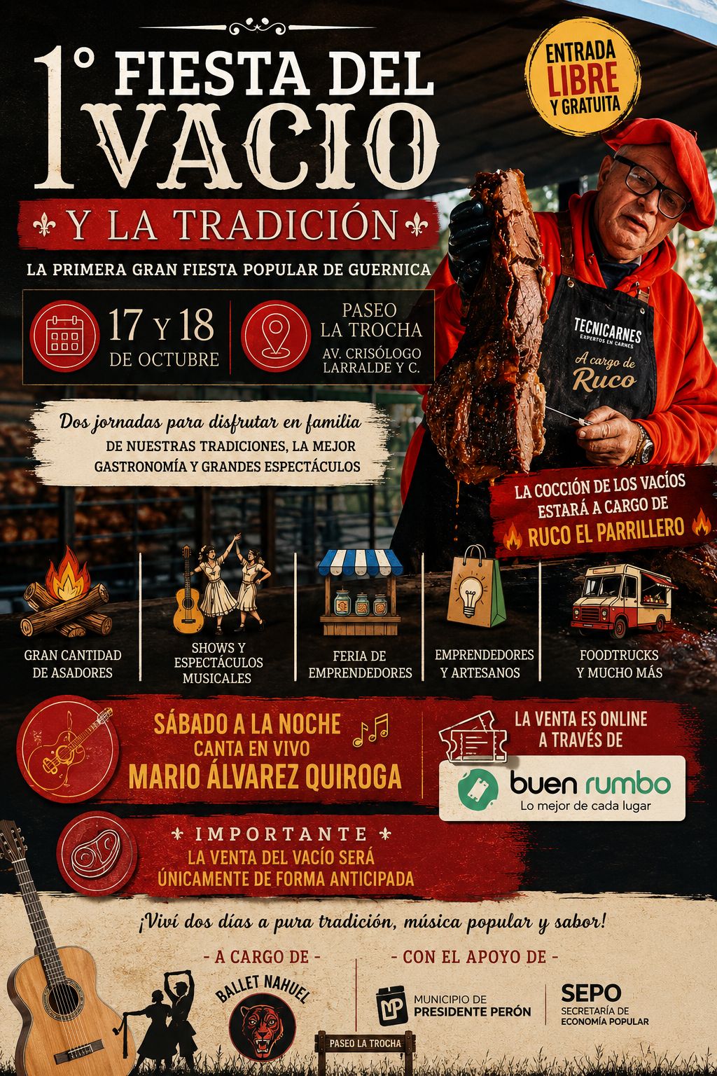 Vacío anticipado – Retiro sábado 17 de octubre